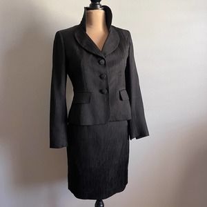 Vintage 90s Y2K Suit Separates Oversized Blazer Jacket Skirt